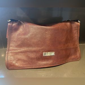 MICHELE BRAND Leather Shoulder Bag